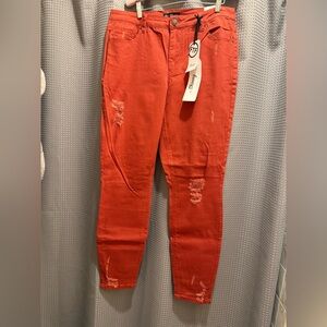 Fashion to Figure Orange Skinny Jeans